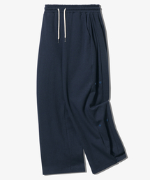 FANSHOW（ファンショー）の「SNAP WIDE DOUBLE JERSEY PANTS - NAVY（スウェットパンツ）」