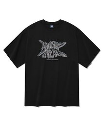 レトロ 半袖Tシャツ ブラック