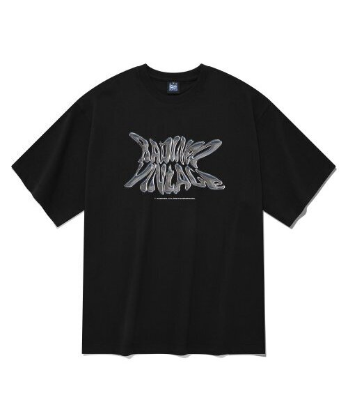 RADINEO(ラディネオ)の「レトロ 半袖Tシャツ ブラック(Tシャツ/カットソー・メンズ・その他・LARGE/MEDIUM/SMALL/X-LARGE)」の1枚目の写真