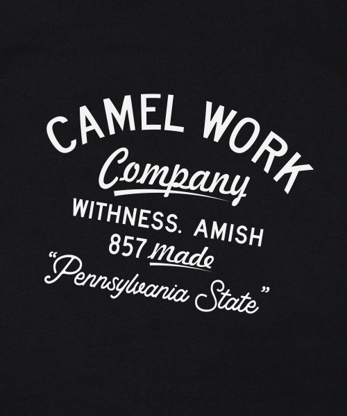 CAMEL WORK(キャメルワーク)の「ウィットネスA.半袖Tシャツ(ブラック)(Tシャツ/カットソー・メンズ・その他・MEDIUM/LARGE/X-LARGE)」の4枚目の写真