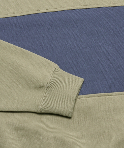 CAMEL WORK（キャメルワーク）の「NO.123 ブロッククルーネックスウェットシャツ（カーキ）（スウェット・メンズ・その他・MEDIUM/LARGE/X-LARGE）」の5枚目の写真