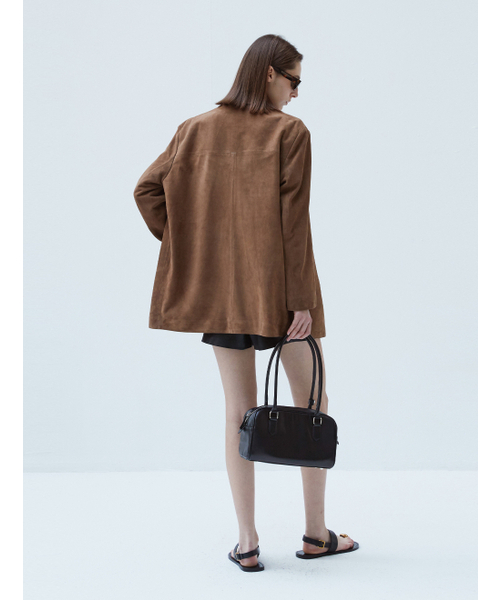 VERDEMAR(ベルデマール)の「Italian suede Classic Blazer_Mocha Mousse(ライダースジャケット・レディース・その他・MEDIUM/SMALL)」の4枚目の写真