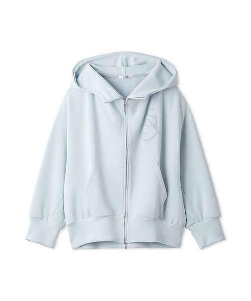 SNIDEL(スナイデル)の「エンブレムボンディングパーカー(パーカー・レディース・ホワイト/グレー/ライトブルー・F)」の18枚目の写真