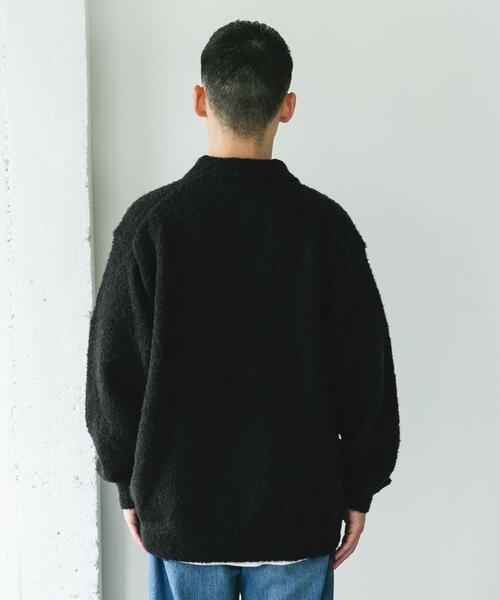 fitmore　yurinaさんコラボ　ブークレニット　ブラック Yurinaコラボ！ブークレニットプルオーバー【宅配便】 | Fit more