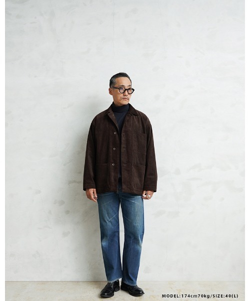 98AW ワイズフォーメン　コーデュロイ　カバーオール　ブラウン　L WAIPER.inc 米軍 U.S.M.C. P-41 コーデュロイ ユーティリティ