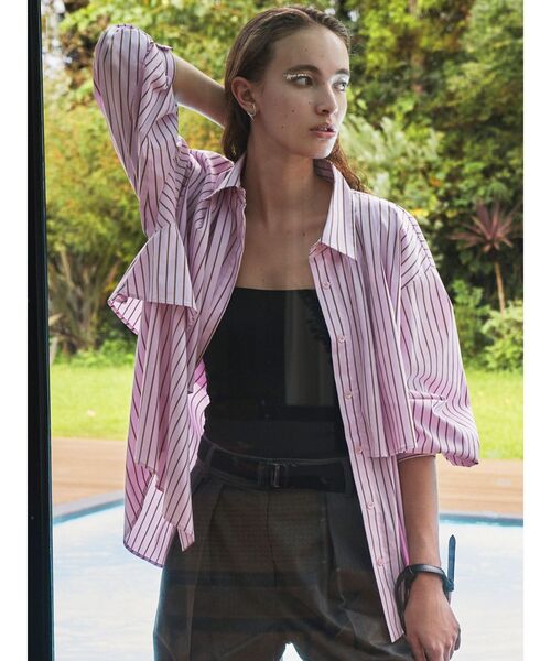 ELENDEEK(エレンディーク)の「チノタックドパンツ(その他パンツ・レディース・グレー/アイボリー/ベージュ・01/02)」の20枚目の写真