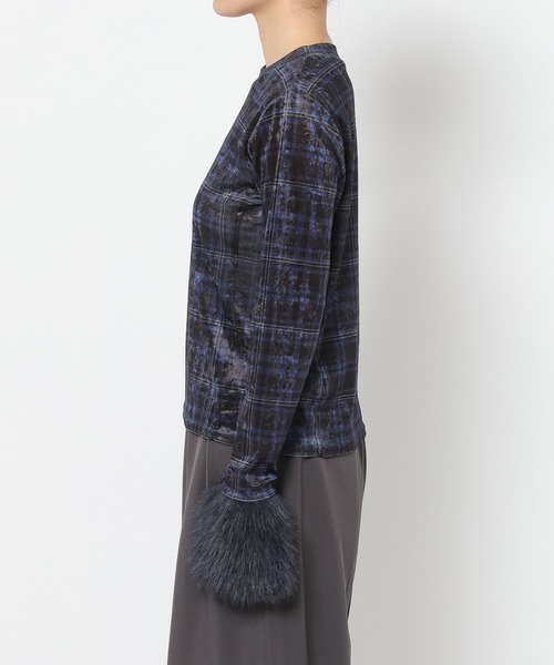 HARE（ハレ）の「ファードッキングシアーベロアカットソー(HARE)（Tシャツ/カットソー・レディース・ブラック/ブルー・FREE）」の20枚目の写真