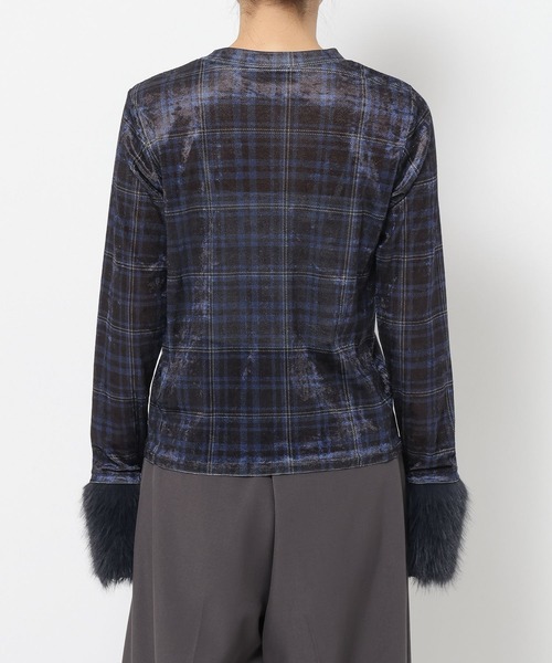 HARE（ハレ）の「ファードッキングシアーベロアカットソー(HARE)（Tシャツ/カットソー・レディース・ブラック/ブルー・FREE）」の21枚目の写真