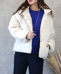 Emma（SELECT LEVERY）（エマ セレクトリベリー）の「スタンドフードフェイクダウンコート（ダウンジャケット/コート）」