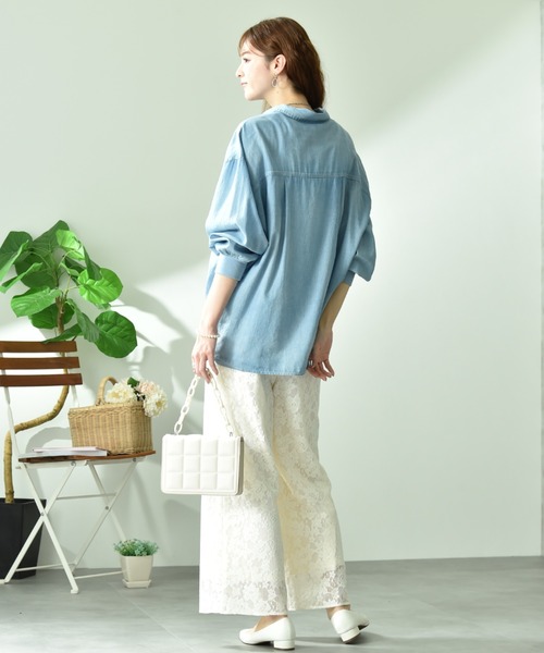 INTERPLANET(インタープラネット)の「フラワーレースパンツ(その他パンツ・レディース・ブラック/オフホワイト・FREE)」の19枚目の写真