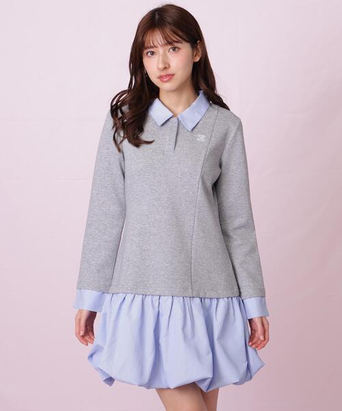 JILL by JILL STUART(ジルバイジルスチュアート)の「◇バルーンミニドッキングワンピース(ワンピース・レディース・ブラック/グレー系その他・FREE)」の13枚目の写真