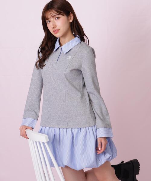 JILL by JILL STUART(ジルバイジルスチュアート)の「◇バルーンミニドッキングワンピース(ワンピース・レディース・ブラック/グレー系その他・FREE)」の14枚目の写真
