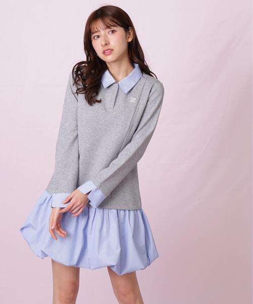 JILL by JILL STUART(ジルバイジルスチュアート)の「◇バルーンミニドッキングワンピース(ワンピース・レディース・ブラック/グレー系その他・FREE)」の19枚目の写真