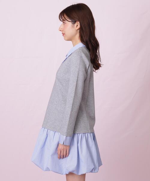 JILL by JILL STUART(ジルバイジルスチュアート)の「◇バルーンミニドッキングワンピース(ワンピース・レディース・ブラック/グレー系その他・FREE)」の20枚目の写真