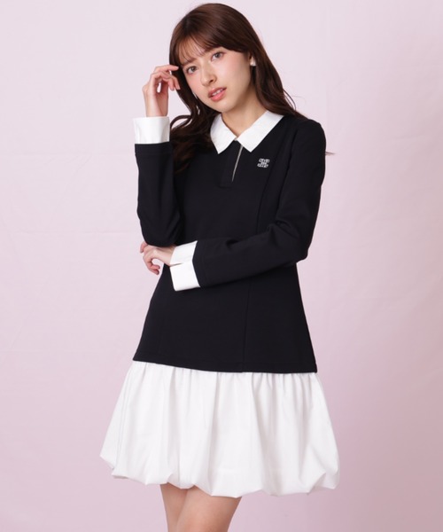 JILL by JILL STUART（ジルバイジルスチュアート）の「◇バルーンミニドッキングワンピース（ワンピース・レディース・ブラック/グレー系その他・FREE）」の17枚目の写真