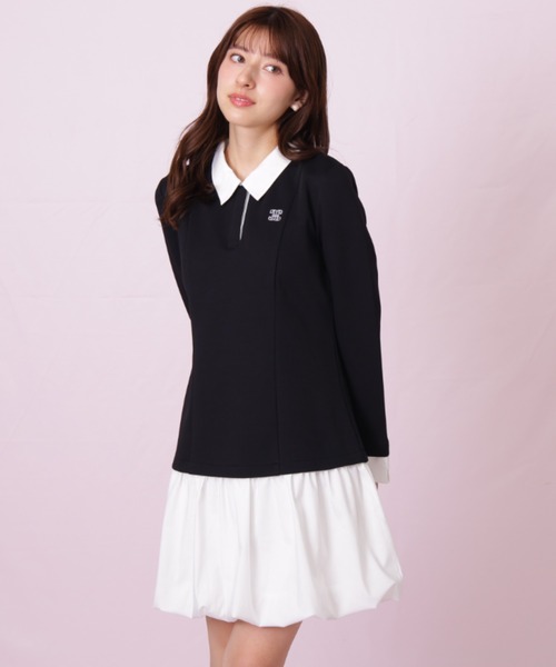 JILL by JILL STUART（ジルバイジルスチュアート）の「◇バルーンミニドッキングワンピース（ワンピース・レディース・ブラック/グレー系その他・FREE）」の18枚目の写真