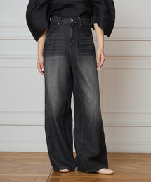 IENA LA BOUCLE | 《追加2》IENA LA BOUCLE ソフトデニムシルエットパンツ(デニムパンツ)