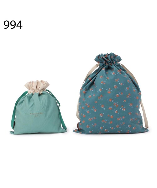 one'sterrace（ワンズテラス）の「くらはしれい 巾着 2枚セット（その他・レディース・ネイビー系5/ベージュ系8/ブルー系その他7・99）」の8枚目の写真