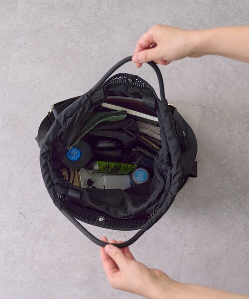 BEARDSLEY(ビアズリー)の「《FRIPIER》メッシュ2WAYトート(トートバッグ・レディース・ブラック・FREE)」の7枚目の写真