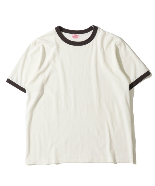 Healthknit(ヘルスニット)の「【Healthknit】TOMPKINS Jersey Ringer Crewneck S/S / トンプキン ジャージー リンガーTシャツ(Tシャツ/カットソー・レディース・ネイビー/ヘザーグレー/オフホワイト/ブラック・LARGE/MEDIUM/X-LARGE)」の5枚目の写真