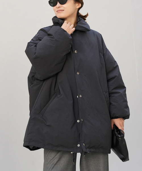 CALUX/キャラクス】PUFFER COACH JACKET（ダウンジャケット/コート