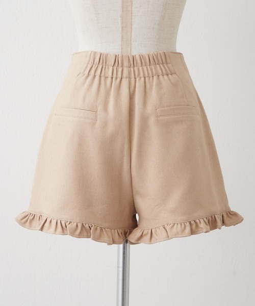 continuer de NICE CLAUP（コンティニューデナイスクラップ）の「【2026SS】裾フリルショートパンツ（その他パンツ・レディース・その他1/ベージュ/その他2・FREE）」の5枚目の写真