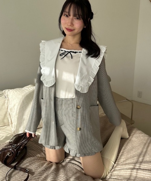 セール】【2026SS】裾フリルショートパンツ（その他パンツ