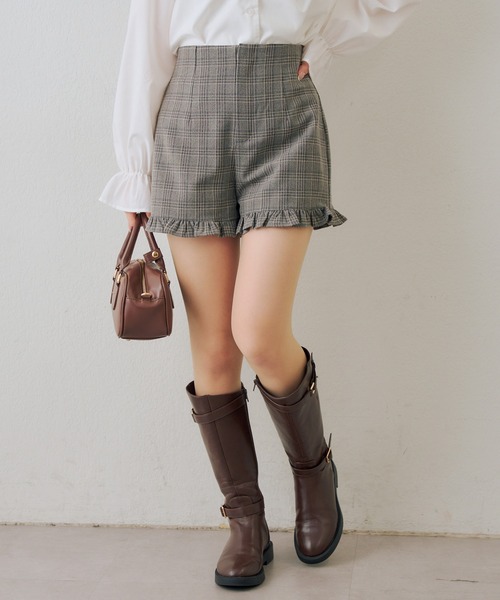 continuer de NICE CLAUP（コンティニューデナイスクラップ）の「【2026SS】裾フリルショートパンツ（その他パンツ・レディース・その他1/ベージュ/その他2・FREE）」の22枚目の写真