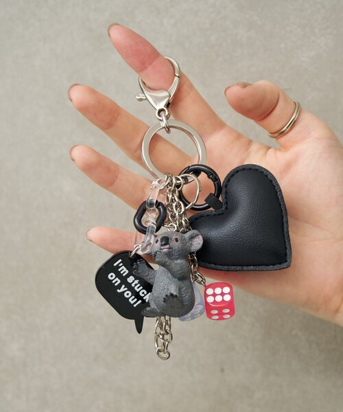 cache cache カシュカシュ】アニマルジャラジャラチャーム（チャーム