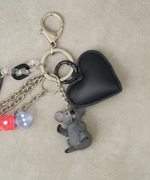 BIRTHDAY BAR（バースデイバー）の「【cache cache カシュカシュ】アニマルジャラジャラチャーム（チャーム・レディース・グレー/オレンジ/ホワイト・0）」の15枚目の写真