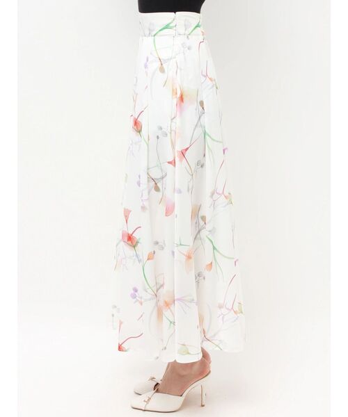 RESEXXY（リゼクシー）の「【memorif.】フラワーロングフレアスカート（スカート・レディース・ブルー/ホワイト/オレンジ・FREE）」の7枚目の写真