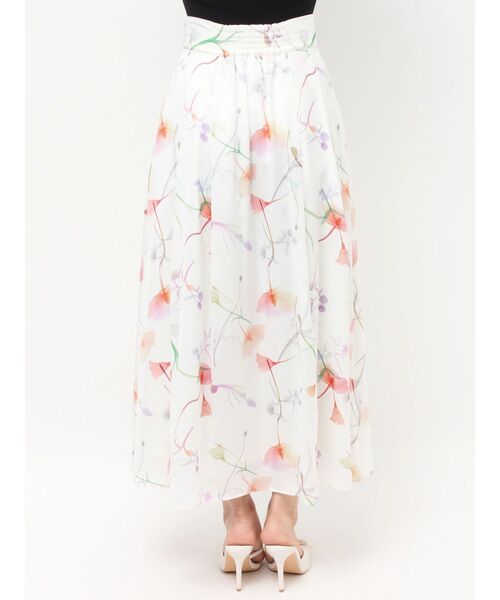 RESEXXY（リゼクシー）の「【memorif.】フラワーロングフレアスカート（スカート・レディース・ブルー/ホワイト/オレンジ・FREE）」の8枚目の写真