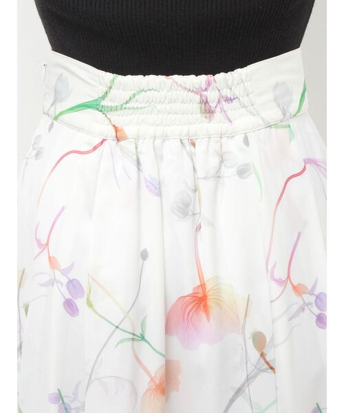 RESEXXY（リゼクシー）の「【memorif.】フラワーロングフレアスカート（スカート・レディース・ブルー/ホワイト/オレンジ・FREE）」の9枚目の写真