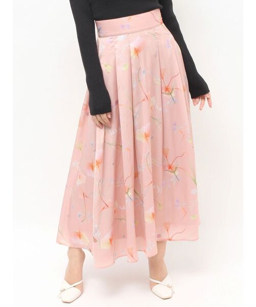 RESEXXY（リゼクシー）の「【memorif.】フラワーロングフレアスカート（スカート・レディース・ブルー/ホワイト/オレンジ・FREE）」の17枚目の写真