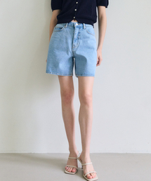 HALF DENIM PANTS / LIGHT BLUE