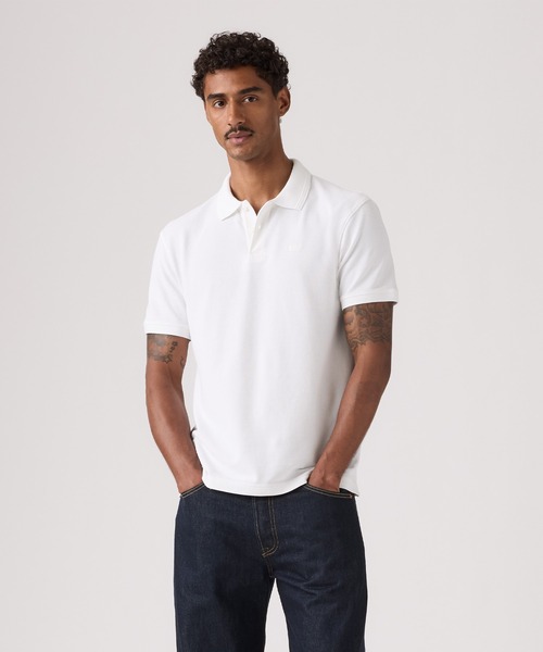 Levi's(リーバイス)の「Levi's/リーバイス ICON ポロシャツ(ポロシャツ・メンズ・ホワイト・L/M/S/XL)」の1枚目の写真