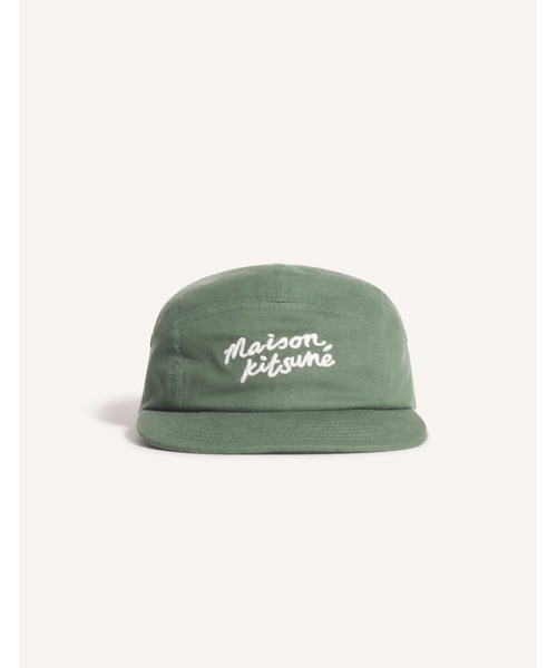 Maison Kitsune(メゾンキツネ)の「MAISON KITSUNE HANDWRITING 5P CAP(キャップ・メンズ・ブラック/グリーン系その他・U)」の1枚目の写真