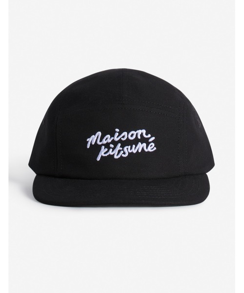 Maison Kitsune(メゾンキツネ)の「MAISON KITSUNE HANDWRITING 5P CAP(キャップ・メンズ・ブラック・U)」の2枚目の写真