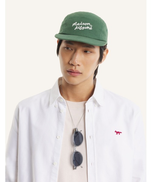 Maison Kitsune(メゾンキツネ)の「MAISON KITSUNE HANDWRITING 5P CAP(キャップ・メンズ・ブラック・U)」の13枚目の写真