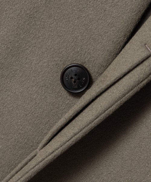 NONBLANK（ノンブランク）の「ヒドゥンシングルコート_カーキベージュ（チェスターコート・メンズ・その他・M/L/XL）」の3枚目の写真