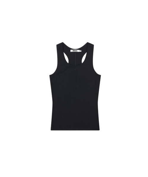 MEA（メア）の「LOGO TANK TOP [BLACK]（Tシャツ/カットソー・レディース・ブラック・FREE）」の2枚目の写真