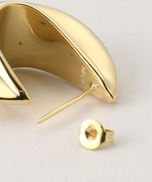 IENA(イエナ)の「MISHO/ミショー Sancho Hoops Pierce ピアス(両耳) OMSH01(ピアス(両耳用)・レディース・ゴールド・FREE)」の4枚目の写真