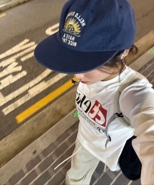HELLO SUNRISE(ハローサンライズ)の「VTG Arch Logo Relaxed Fit 6P Cap_Dark Navy(キャップ・レディース・ネイビー・OS)」の8枚目の写真