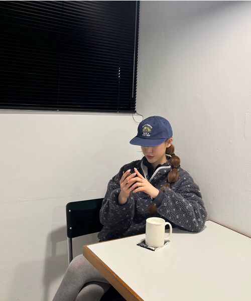 HELLO SUNRISE(ハローサンライズ)の「VTG Arch Logo Relaxed Fit 6P Cap_Dark Navy(キャップ・レディース・ネイビー・OS)」の15枚目の写真
