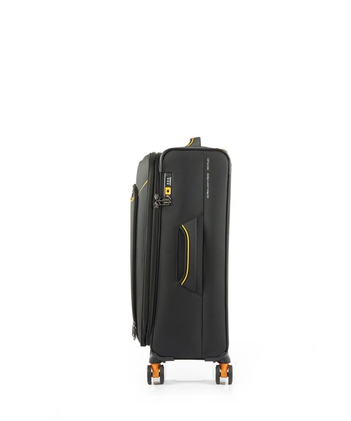 AMERICAN TOURISTER(アメリカンツーリスター)の「アメリカンツーリスター APPLITE 4 ECO スピナー71/27 エキスパンダーTSA ブラック/マスタード(スーツケース/キャリーバッグ・メンズ・ブラック系その他・L)」の3枚目の写真