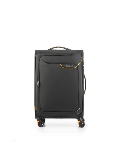 AMERICAN TOURISTER(アメリカンツーリスター)の「アメリカンツーリスター APPLITE 4 ECO スピナー71/27 エキスパンダーTSA ブラック/マスタード(スーツケース/キャリーバッグ・メンズ・ブラック系その他・L)」の2枚目の写真