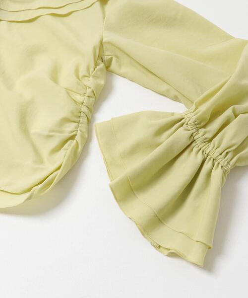 SENSE OF PLACE by URBAN RESEARCH（センスオブプレイスバイアーバンリサーチ）の「ラッフルブラウス（シャツ/ブラウス・レディース・オフホワイト/ベージュ/ライトブルー・ONE）」の20枚目の写真