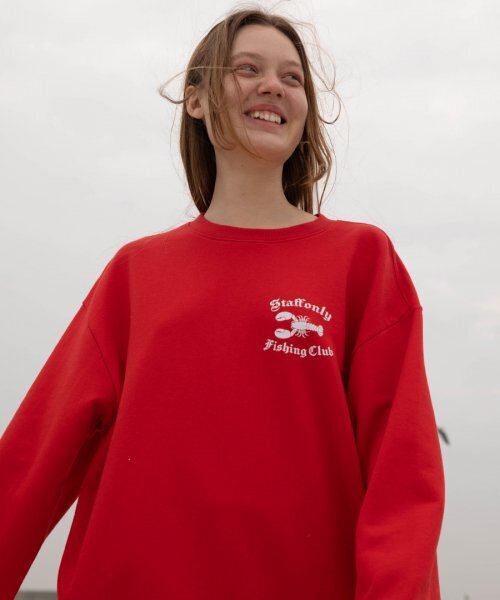STAFF ONLY(スタッフオンリー)の「ROBSTER SWEATSHIRT (RED)(スウェット・レディース・その他・M/L)」の1枚目の写真