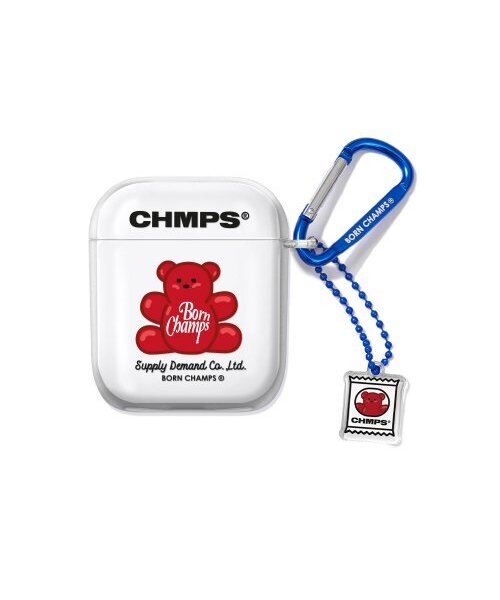 BORN CHAMPS(ボーンチャンプス)の「RED BEAR AirPods CASE B21SA14RE(スマホグッズ・レディース・その他・FREE)」の1枚目の写真