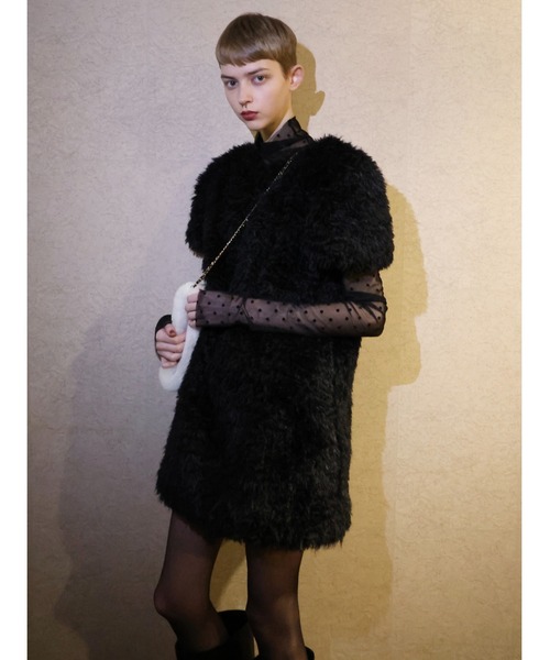CANDY MINI FUR DRESS（ドレス）｜AMOMMA（アモマ）のファッション通販